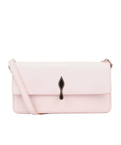 Christian Louboutin Flap Shoulder Bag In Brown