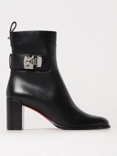 Christian Louboutin Flat Ankle Boots Woman Black
