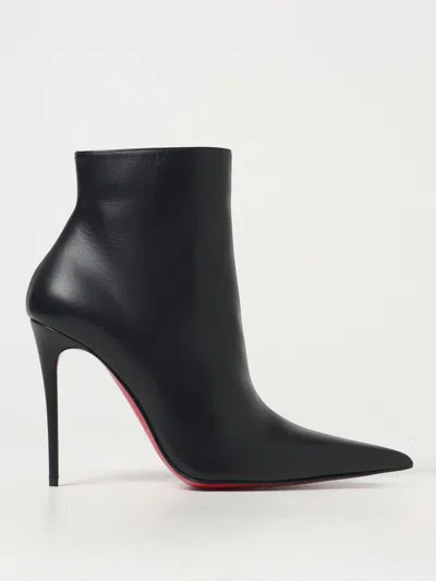 Christian Louboutin Flat Ankle Boots Woman Black