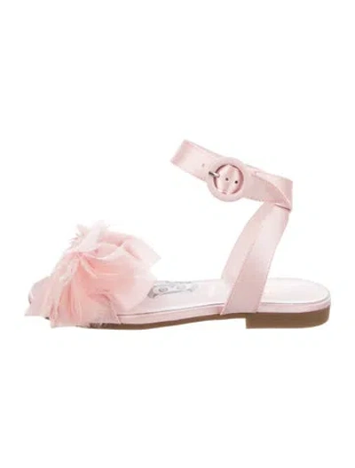 Pre-owned Christian Louboutin Kids' Flat Sandal In Pink
