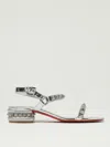 Christian Louboutin Sandal Pyrasand 30 In Metallic