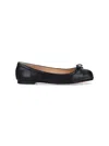 Christian Louboutin Mamadrague Napa Bow Red Sole Ballerina Flats