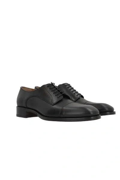 Christian Louboutin Flat Shoes In Black