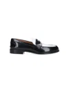 Christian Louboutin Penny Leather Loafers In Black