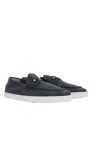 Christian Louboutin Men's Chambeliboat Leather Loafers In Blue