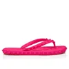 Christian Louboutin Flip Flops In Pink