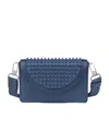 Christian Louboutin Flip Shoulder Bag In Blue