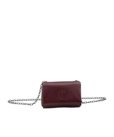 CHRISTIAN LOUBOUTIN CHRISTIAN LOUBOUTIN LOUBI54 FOLDOVER TOP SHOULDER BAG