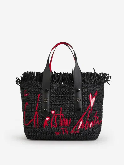 Christian Louboutin Tote In Black Silver