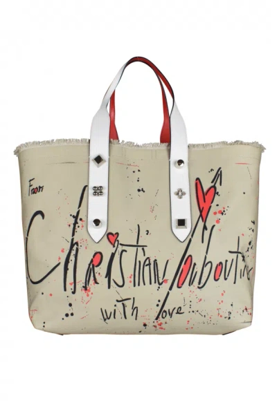 Christian Louboutin Frangibus Tote Bag In Neutral