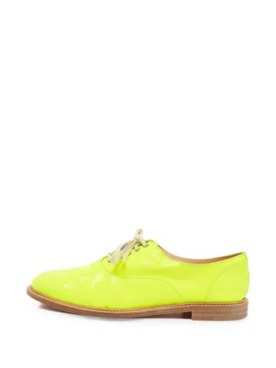 Pre-owned Christian Louboutin Fred Oxford Shoes In Yellow