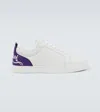 Christian Louboutin Low Top Calf Leather Sneakers In Multicolor