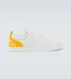 Christian Louboutin Fun Louis Junior Leather Sneaker In Weiss