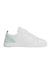Christian Louboutin Fun Louis Junior Leather Sneakers In White