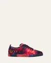 Christian Louboutin Fun Louise Junior Silk Low Top Sneaker In Multi