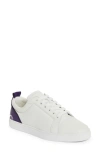 Christian Louboutin Fun Louis Sneaker In White/ Jacaranda