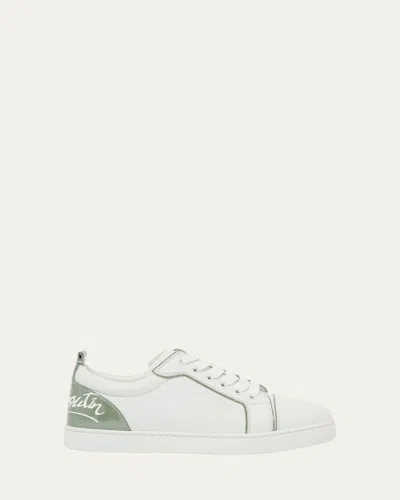 Christian Louboutin Fun Louise Junior Bicolor Red Sole Sneakers