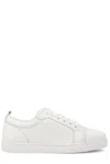 Christian Louboutin Fun Louise Junior Flat Sneakers In White