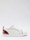 Christian Louboutin Fun Louise Junior Flat Sneakers In White