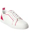 Christian Louboutin Fun Louise Leather Sneaker In White