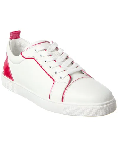 Christian Louboutin Fun Louise Leather Sneaker In White