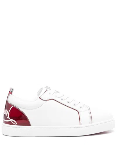 CHRISTIAN LOUBOUTIN CHRISTIAN LOUBOUTIN FUN LOUISE JUNIOR LEATHER SNEAKERS