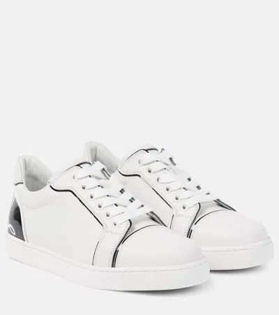 CHRISTIAN LOUBOUTIN FUN VIEIRA LEATHER SNEAKERS