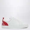 Christian Louboutin Fun Louis Junior Leather Sneakers In White