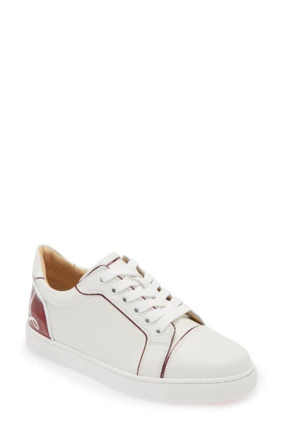 Christian Louboutin Fun Viera Low Top Sneaker In Bianco