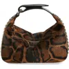 Christian Louboutin Funky Dopp Bengali Print Genuine Calf Hair Top Handle Pouch In Multi