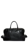 Christian Louboutin Funky Empire Spike Leather Duffle Bag In Black