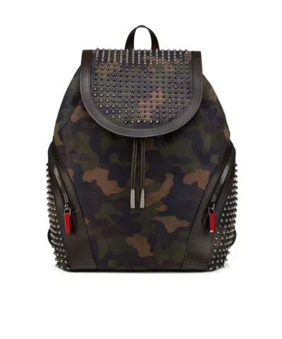 Christian Louboutin Funky Foldover Top Backpack