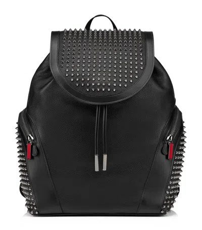 Christian Louboutin Funky Leather Backpack In Black