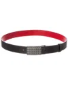 Christian Louboutin Funky Leather Belt In Black