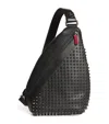 Christian Louboutin Funky Leather Cross-body Bag In Black