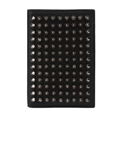 Christian Louboutin Funky Passport Holder In Gold