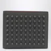 Christian Louboutin Funky Smoky Grey Studded Leather Wallet