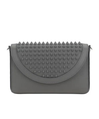Christian Louboutin Funky Spikes Wallet In Gray