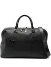 Christian Louboutin Men Funky Weekender Leeather Tote In Black