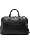 Christian Louboutin Men Funky Weekender Leeather Tote In Black