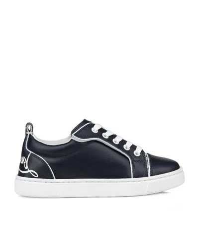 CHRISTIAN LOUBOUTIN FUNNYTO LEATHER LOW-TOP SNEAKERS