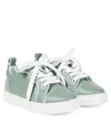Christian Louboutin Funnyto Leather Sneakers In Green