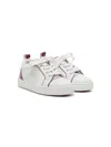Christian Louboutin Funnyto Leather Sneakers In White