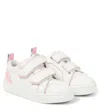 Christian Louboutin Funnyto Scratch Leather Sneakers In White