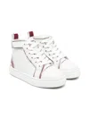 Christian Louboutin Funnyto Leather Sneakers In White