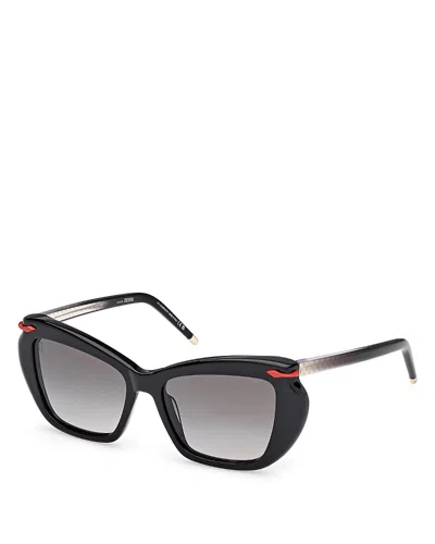 CHRISTIAN LOUBOUTIN GEOMETRIC SUNGLASSES, 53MM