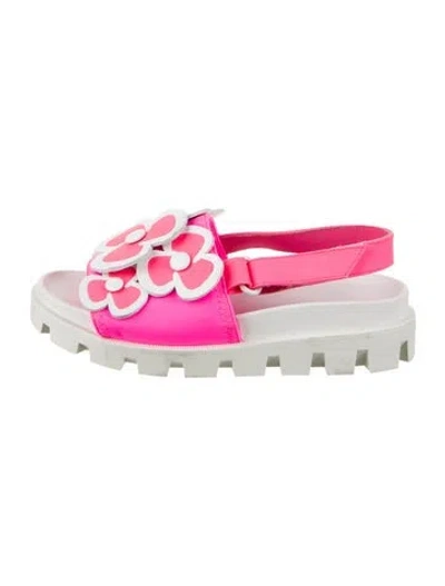 Pre-owned Christian Louboutin Babies' Girls' Floral Sandals In Multi
