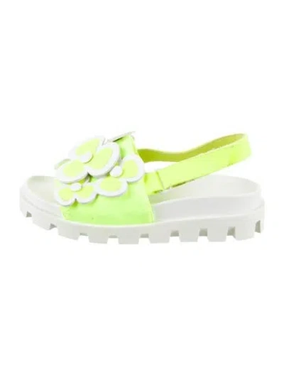 Pre-owned Christian Louboutin Babies' Girls' Floral Sandals In Multi