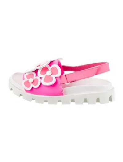 Pre-owned Christian Louboutin Babies' Girls' Floral Sandals In Multi