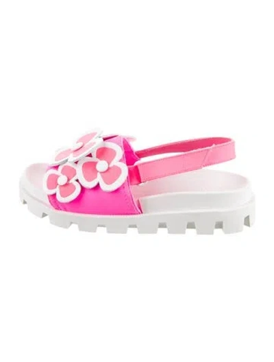 Pre-owned Christian Louboutin Babies' Girls' Floral Sandals In Multi